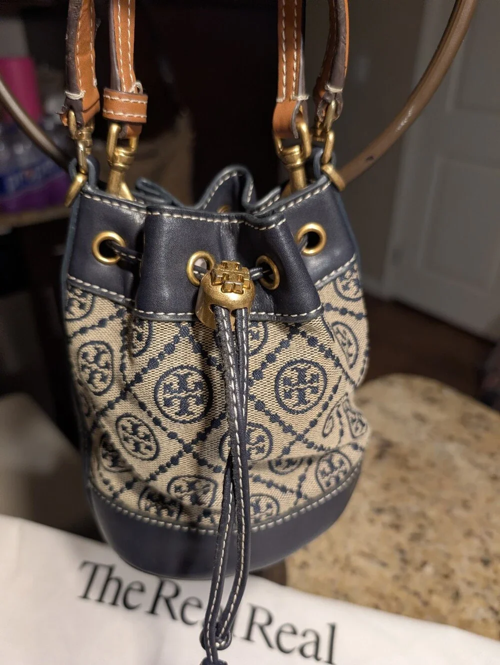 Tory Burch Mini Jacquard Tote Bag Crossbody
